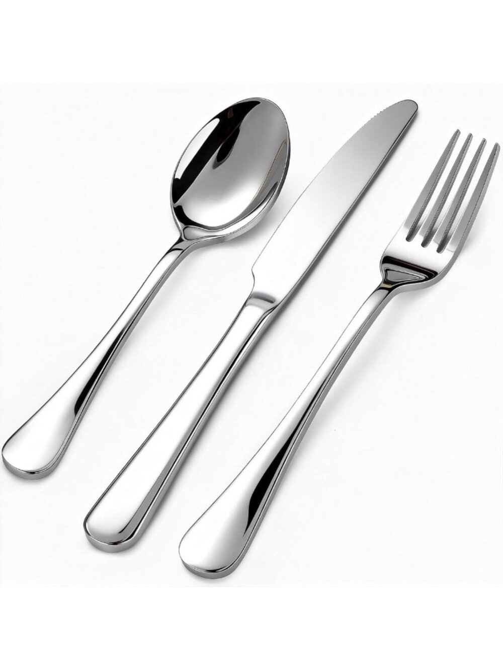 36-Piece Stainless Steel Silverware Set for 12 | Forks, Spoons & Knives Included